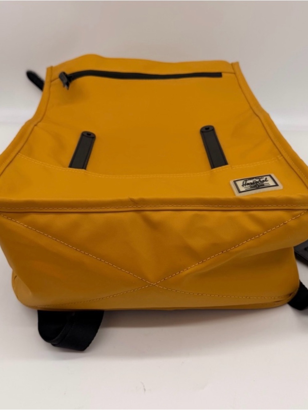 Herschel Waterproof Yellow Backpack Rain Travel School Bag Unisex - Picture 9 of 11